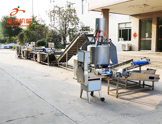 根莖類、葉菜類二合一清洗風干流水線設備